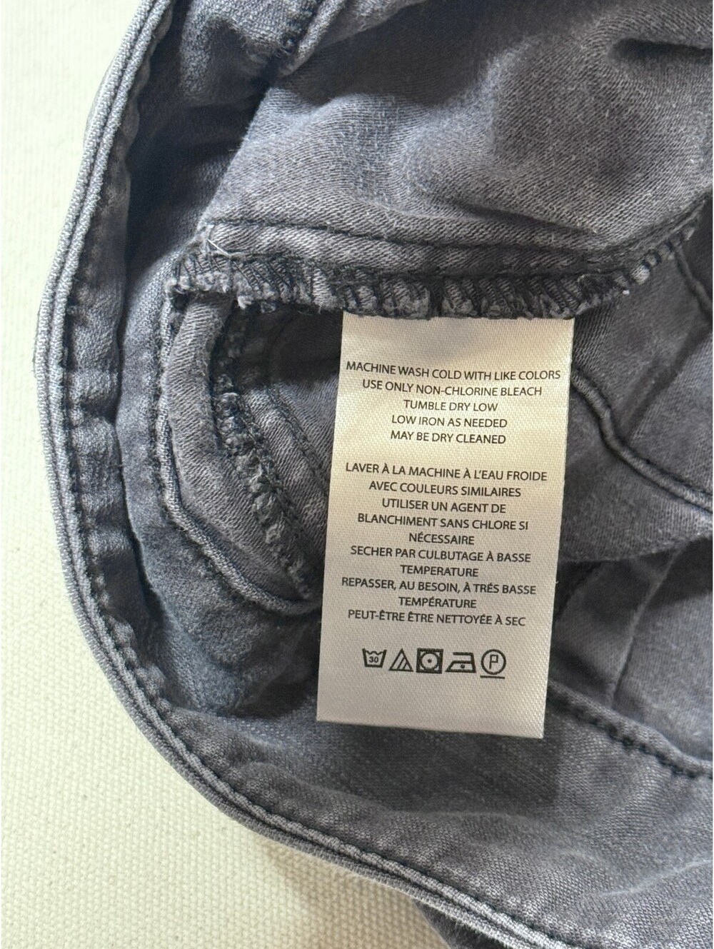Pilcro Anthropologie Utility Pants 30 Gray High Rise Straight Leg Patch Pocket - Picture 2 of 7